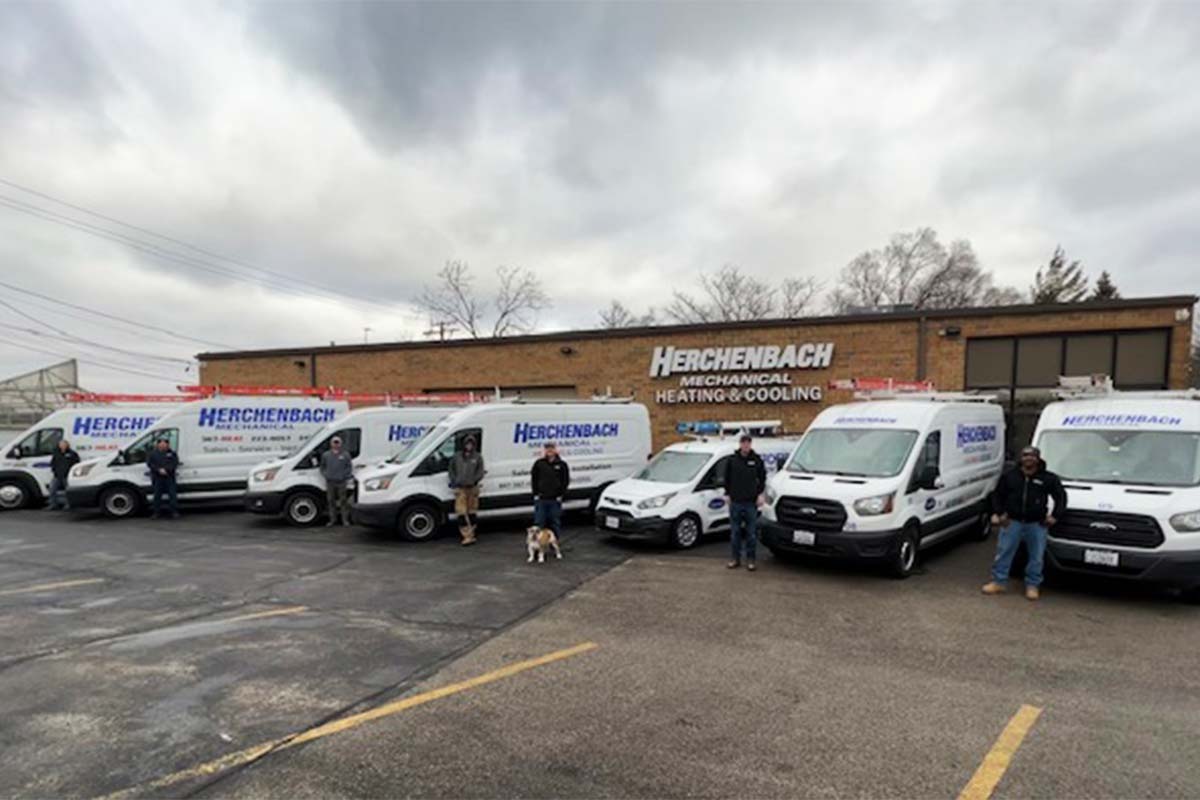 Herchenbach team and fleet of vans